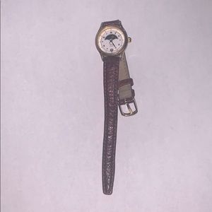 Vintage Timex Moon Phase quartz watch